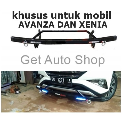 TOWING BUMPER DEPAN MINI - TANDUK PENGAMAN BUMPER DEPAN BESI MOBIL AVANZA XENIA GET