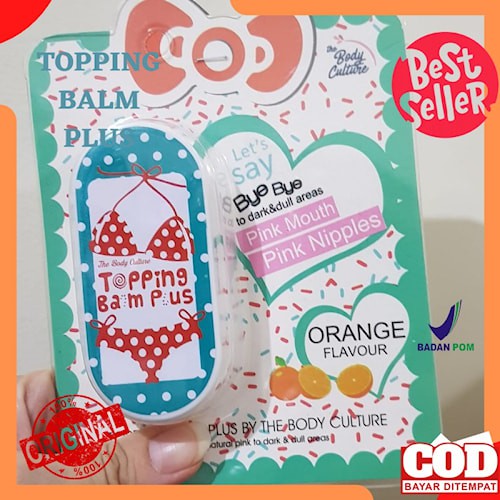 Topping Toping Balm Plus Original Thailand Pemutih Selangkangan Ketiak Bokong Pantat Permanen Ampuh