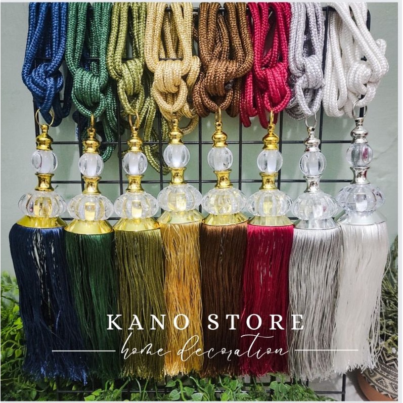 Tali Gorden Model Kristal Piramid Cantik Mewah