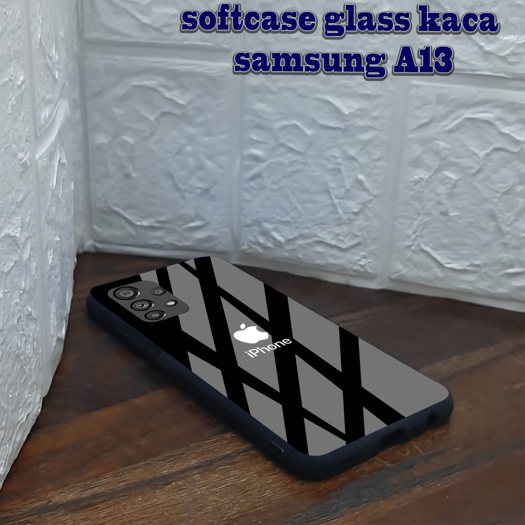 ]Softcase Glass Kaca SAMSUNG A13 [4G] - Case Hp Pelindung Handphone SAMSUNG A13 [5G] [ A01]