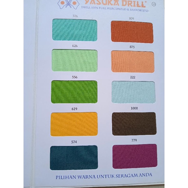 kain drill / bahan celana YASUKA DRILL