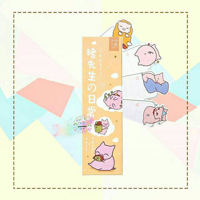 

PINK PIGGY BOOKMARK