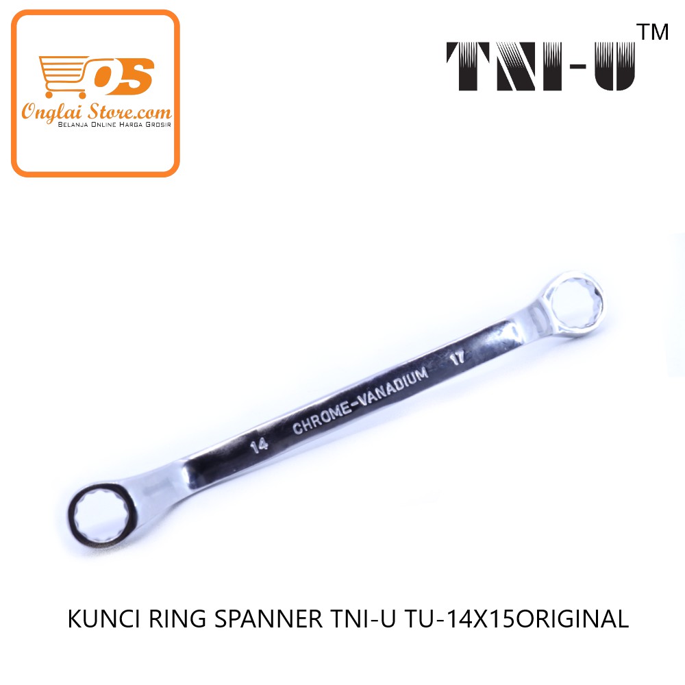 KUNCI RING SPANNER TNI-U TU-14X17 ORIGINAL 双梅花扳手  (HARGA SPESIAL)