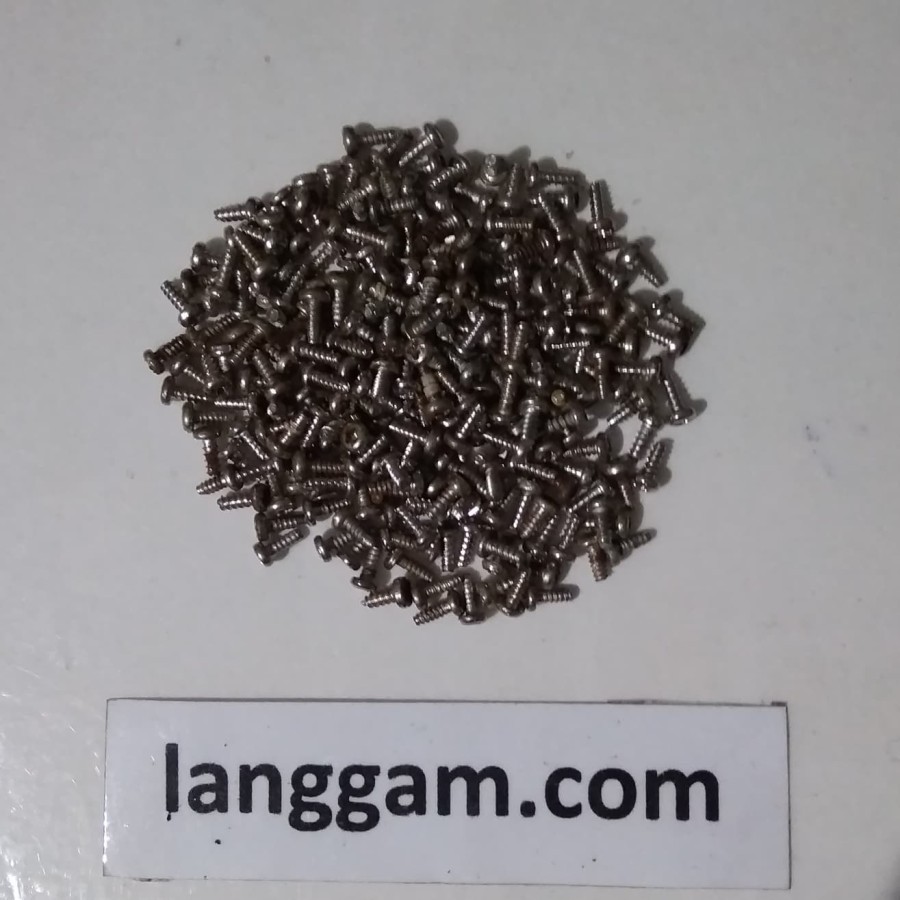 SEKRUP KASET 6mm PUTIH