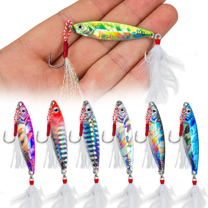 Kail Pancing Jigging Alat Pancing Slow Jig Umpan Pancing Buatan pro z gawky Jig Trolling Lure tajiki Jig Umpan Mancing Metal Jig 1Pcs 10G/15G/20G Umpan Mancing relix nusantara Spoon Lure Alat Pancing Murah Umpan Pancing Umpan Ikan