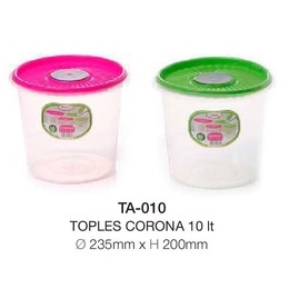 Toples Kerupuk Toples Asinan Plastik 10 Liter TAIWAN