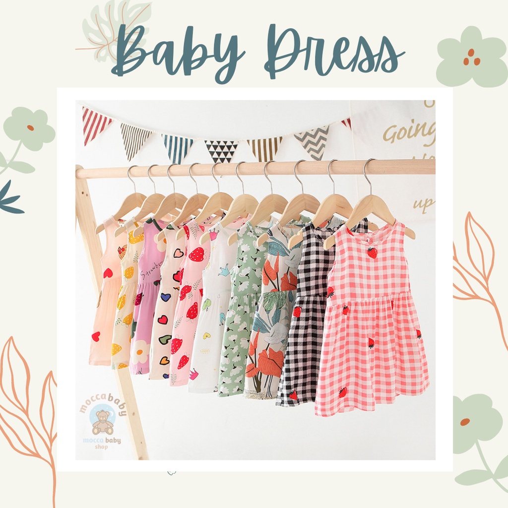 MBSS - DRESS ROSIE KATUN IMPOR / dress anak perempuan / PRINTED DRESS / PREMIUM QUALITY - DS2