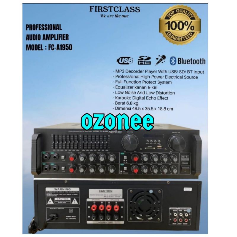 AMPLI FIRSTCLASS FC A 1950 AMPLIFIER FC A 1950 ORIGINAL