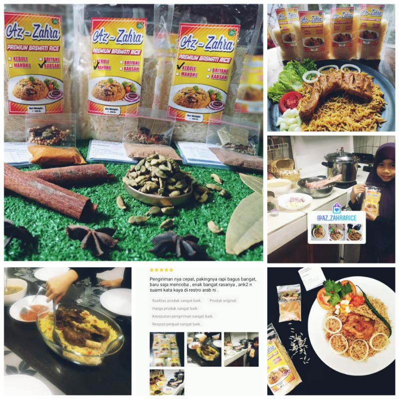 

Beras Basmati+Bumbu Instan Kebuli