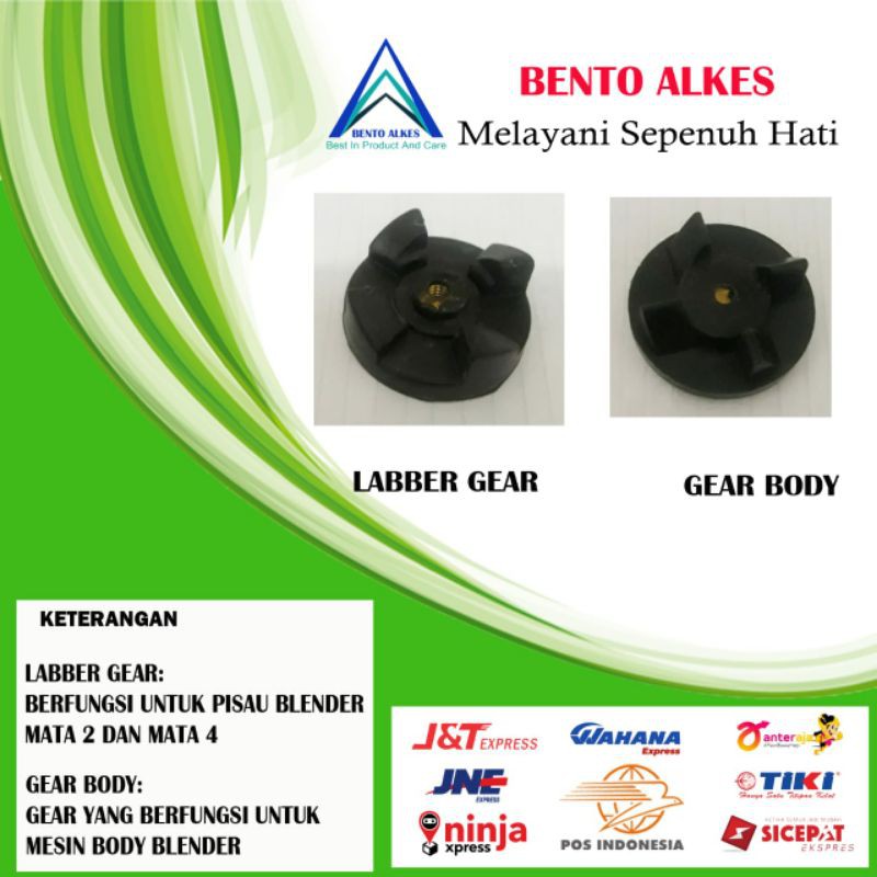 Gear pisau blender obat merk sci 1 pasang