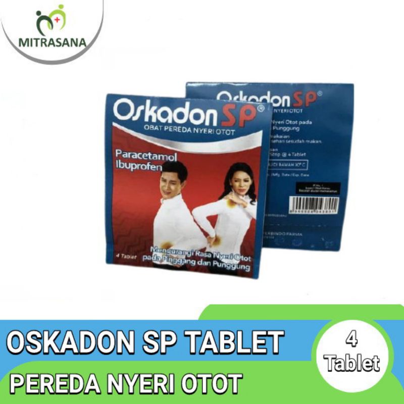 OSKADON SP TABLET - MENGOBATI SAKIT PINGGANG DAN NYERI OTOT