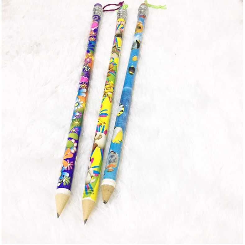 

Set 3pcs Pensil Jumbo Besar Panjang ATK Alat Tulis Unik Lucu Cute Murah