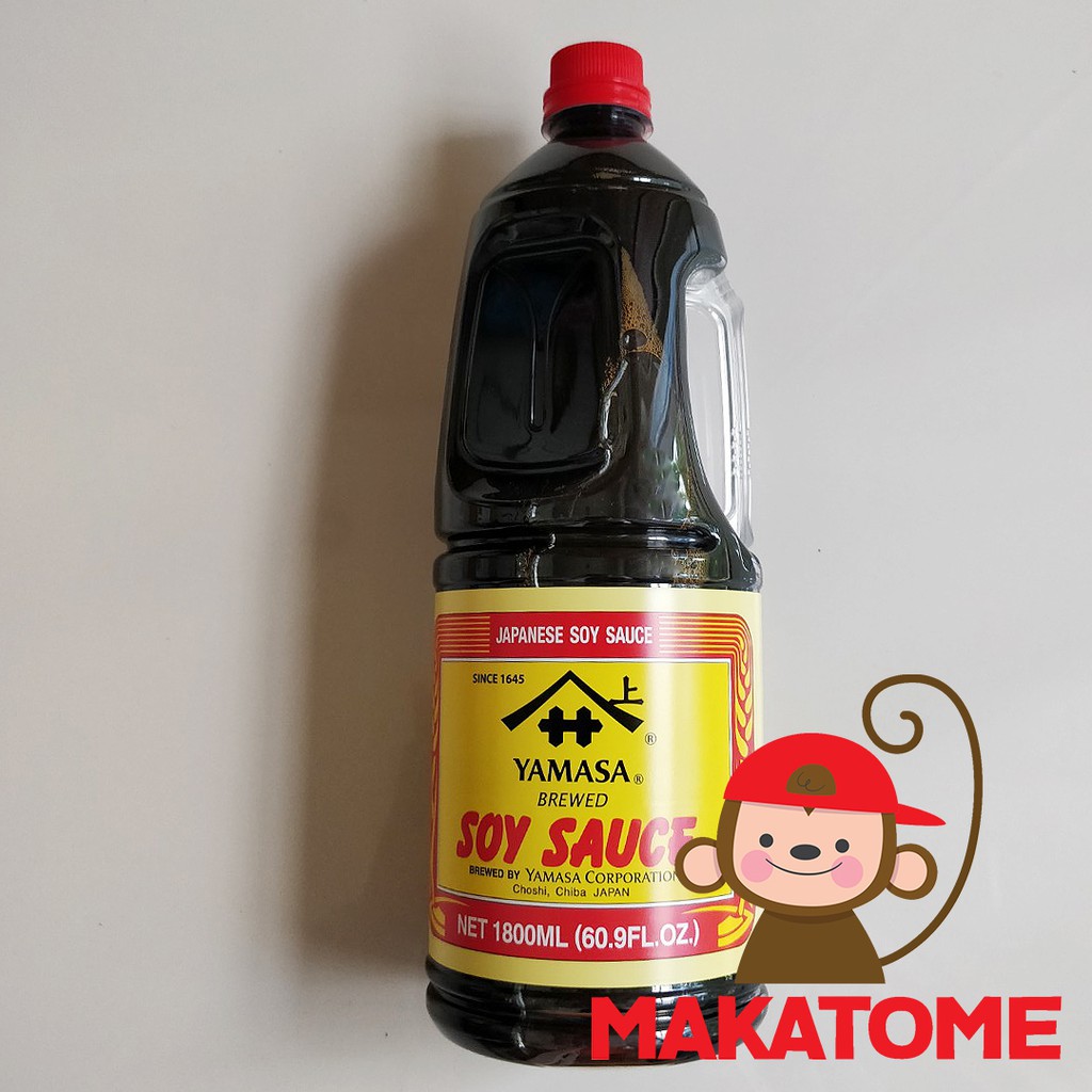 

Yamasa Soy Sauce 1800 ml Japan Kecap asin Jepang 1800ml Soya 1,8L 1,8 1.800 1.800ml 1.8L 1.8