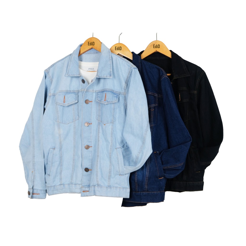 Amspro Jaket jeans / jaket denim / jaket pria / jaket jeans unisex JNS-jkt