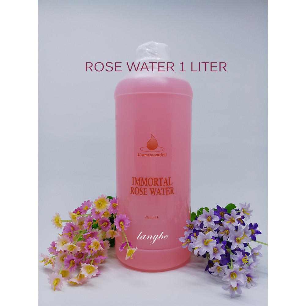 Rose Water kemasan jumbo 1 Liter dari Immortal cocok untuk klinik skincare