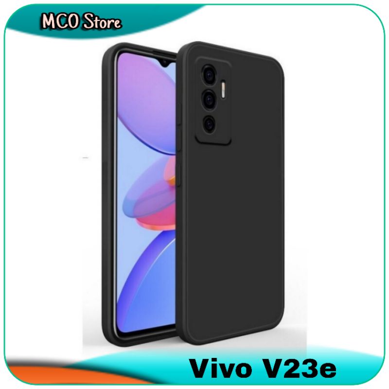 Casing Vivo V23e V 23 e Smooth Case Rainbow Soft Cover
