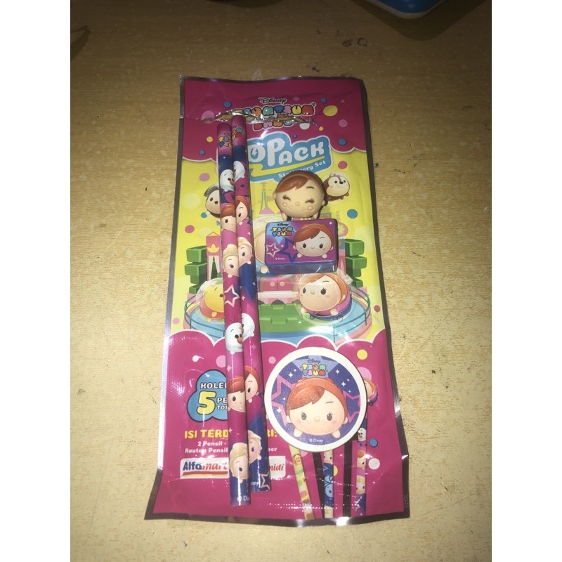 

Pop pack tsum tsum stationery (frozen,anna)