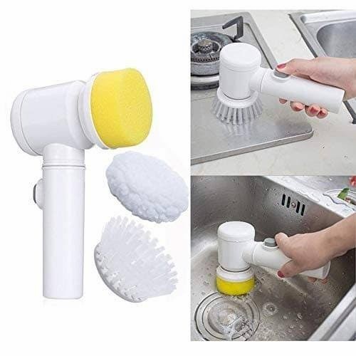 Bathe Project Kit Set Alat Pembersih Dapur Kamar Mandi Elektrik Brush