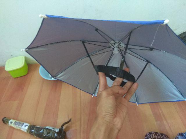 Payung Topi Kepala Diameter 50 Cm / Topi Payung