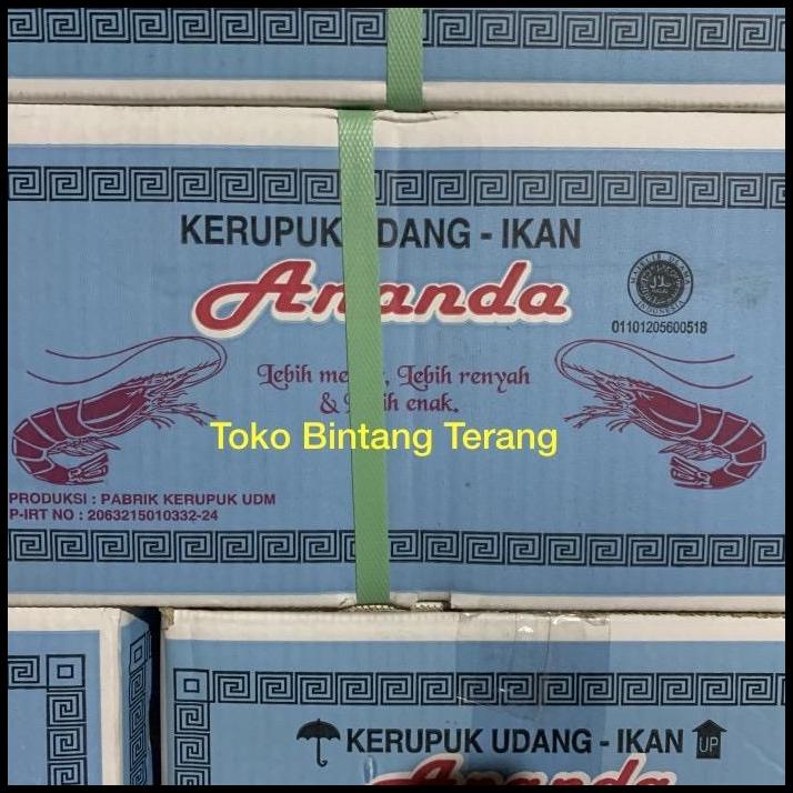 

Kerupuk / Krupuk Udang Mentah Kecil Ananda Udm Mede 1 Dus Karton 5 Kg