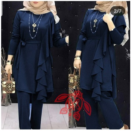 Baju Wanita/ Baju Setelan Wanita Dewasa Murah/ stelan wanita Kekinian Terbaru 2021/ NAURA baju set