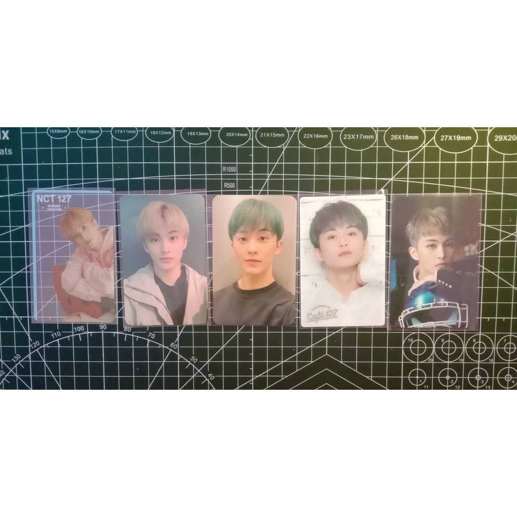 PHOTOCARD PC MARK MUMO FAVORITE, YIZHIYU RESONANCE PT. 1, PENDANT NECKLACE, SUMMER VACATION TRANSPAR