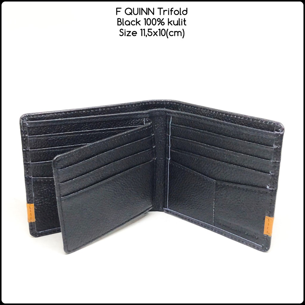 dompet cowok quinn black dompet import dompet kulit dompet murah dompet pria murah