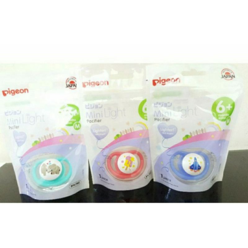 Empeng Pigeon Newborn Pigeon Soother Pacifier / Empeng Bayi Pigeon Baru Lahir Dot Bayi/ Baby soother Pigeon Minilight