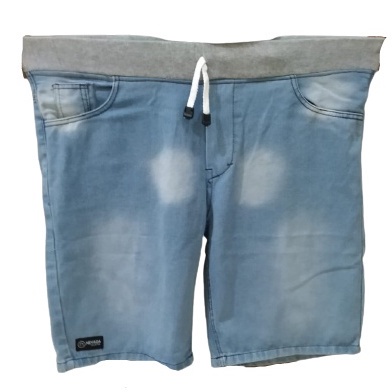 Celana Jeans Pendek  Nevada Pinggang Karet Big Size Jeans Denim Ukuran Jumbo Size 39 Sampai 44