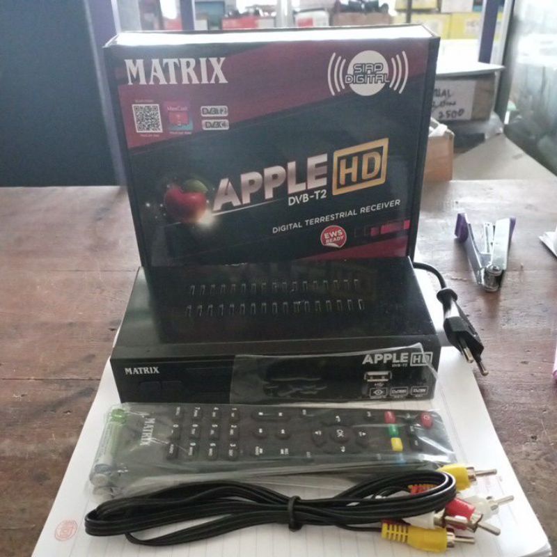 STB merek MATRIX APPLE MERAH