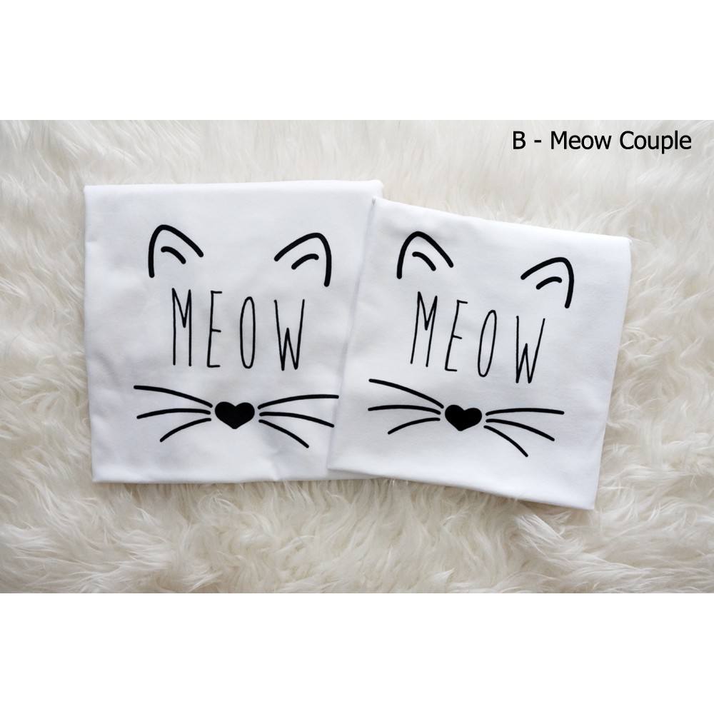 Meow Couple Baju Couple Pecinta Kucing
