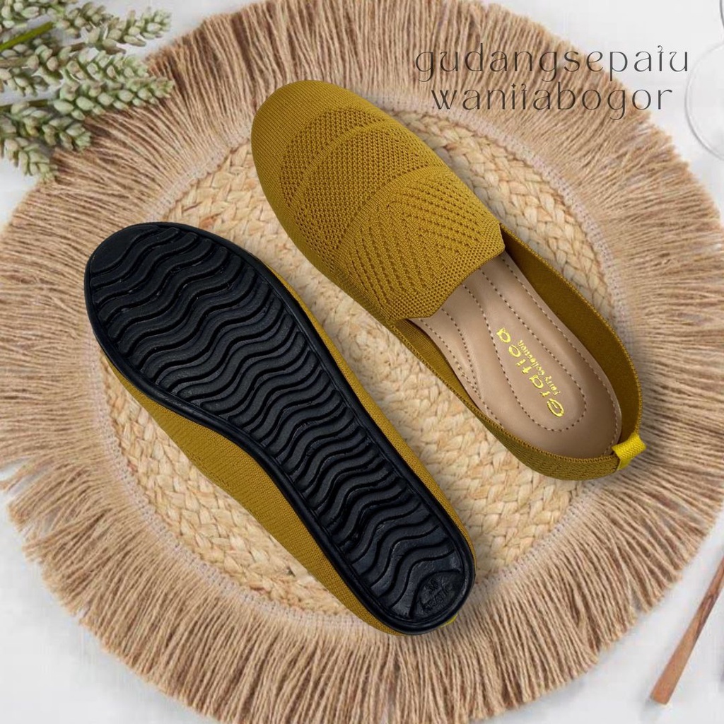 Gratica Sepatu Wanita Flat Shoes Rajut PS 011