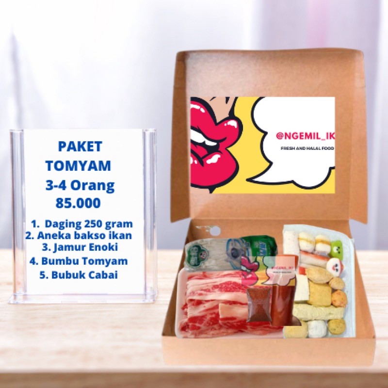 

PAKET TOMYAM 3 s.d 4 ORANG