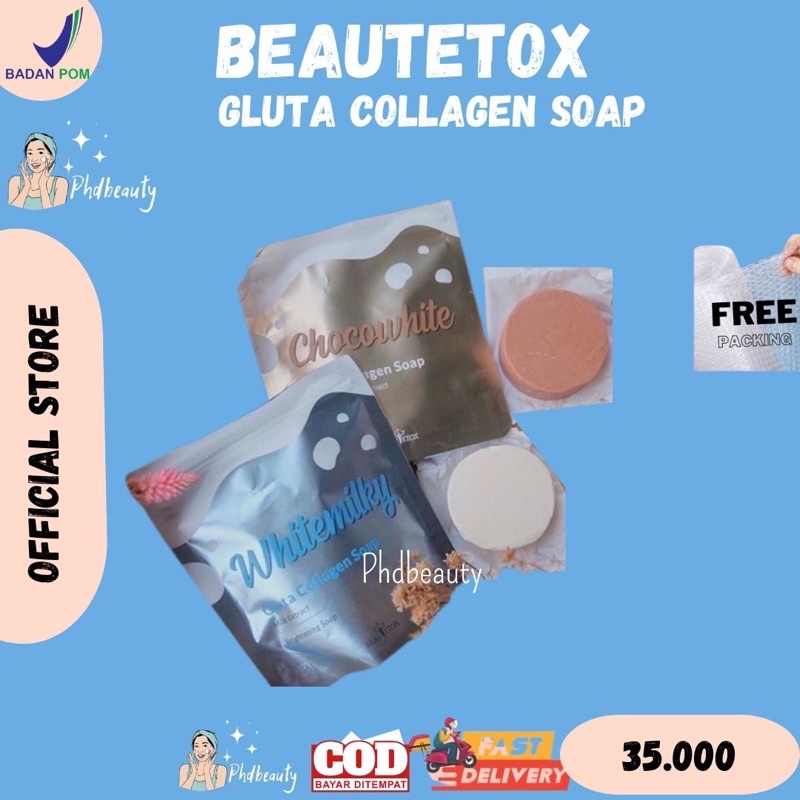 ‼️SIAP KIRIM‼️GCS SABUN GLUTA COLLAGEN WHITE MAGIC SOAP by BEAUTETOX WHITEMILKY CHOCO