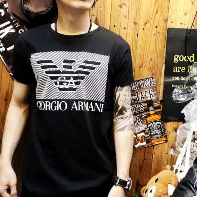 Kaos distro / kaos pria murah / kaos giorgio armani