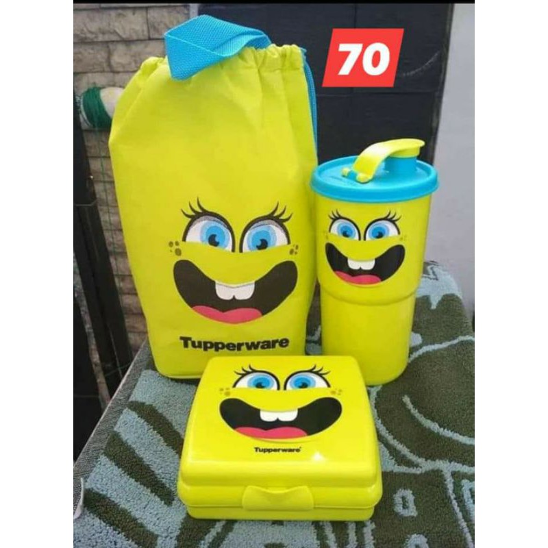 Smiley Lunch Set Hijau