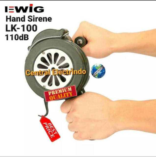 Motor Siren/Sirene Tangan/Hand Alarm LK-100 EWIG.