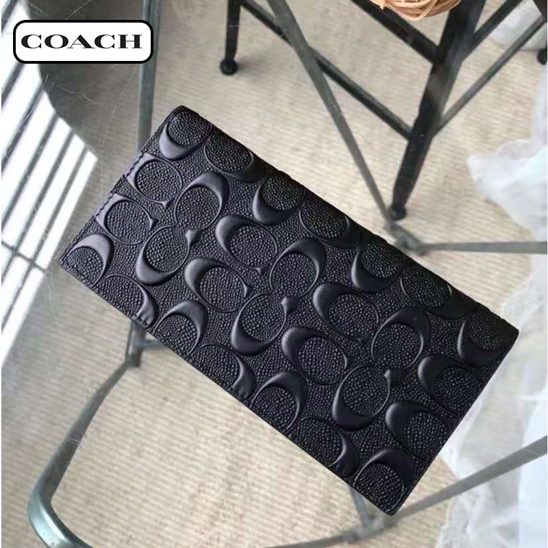Coach 75365 Dompet Dompet Kartu Dompet Lipat Dompet Panjang