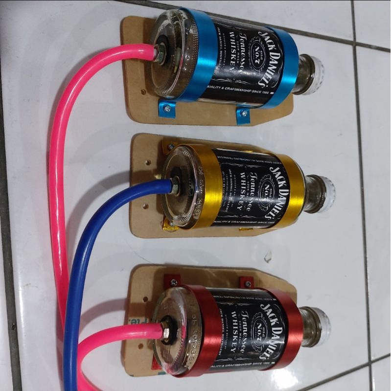 BOTOL OLI SAMPING JACK DANIELS MINI RX KING NINJA MX AIR RADIATOR VARIASI BULAT