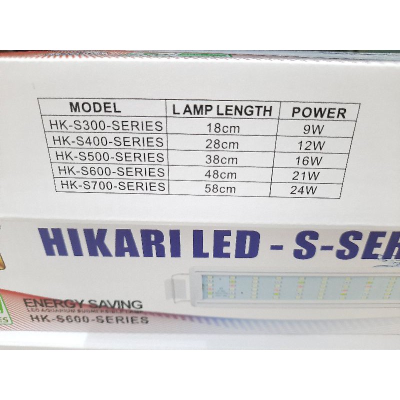 Lampu led aquarium aquascape HIKARI HK S400,500,600,700