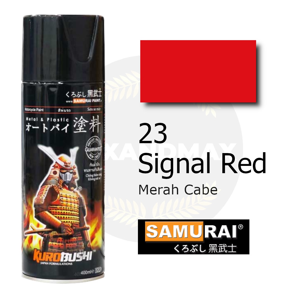 Samurai Paint Signal Red 23 Merah Cabe 400 ml - Cat Semprot