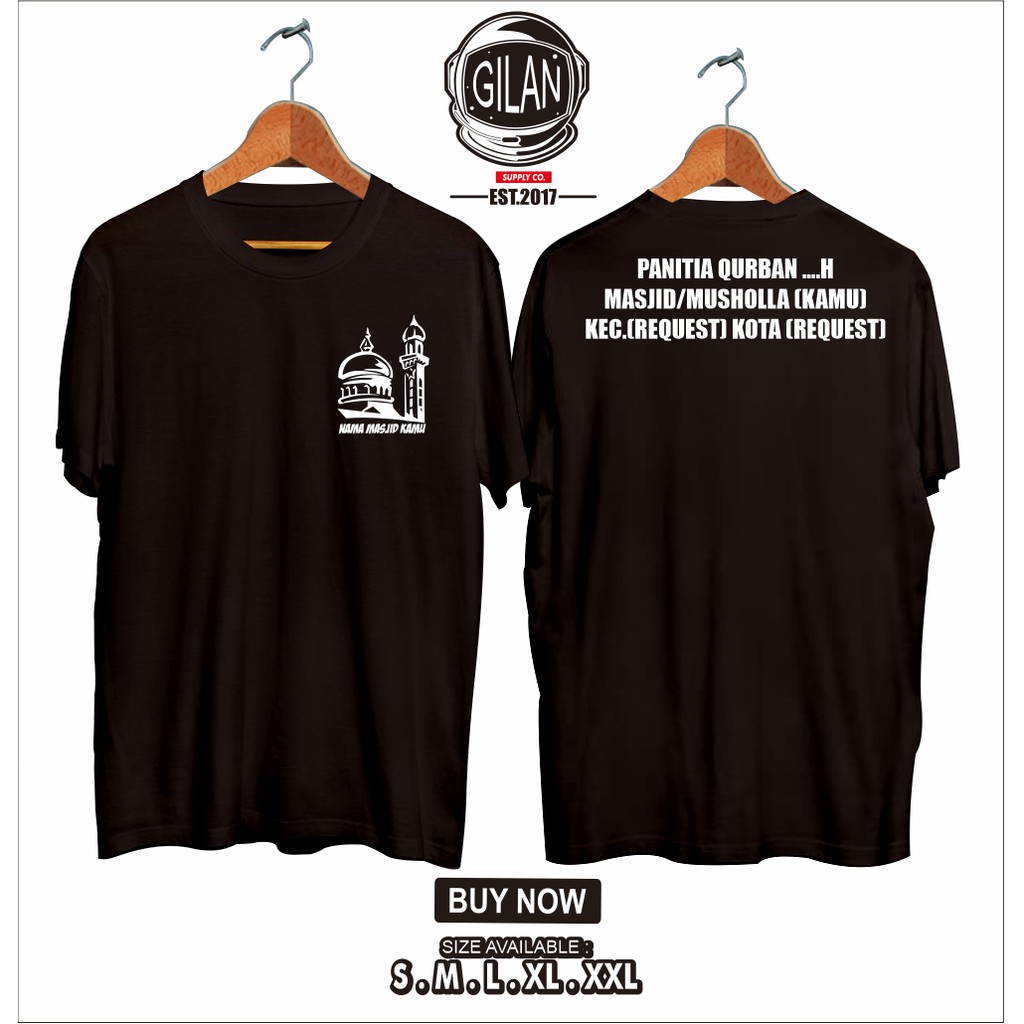  Kaos  Baju  Panitia  Qurban  LEBARAN HAJI custom bisa pake 