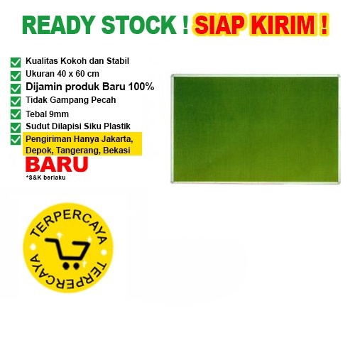 

Papan Pin Board / Soft Board SAKANA Bludru 40x60 cm