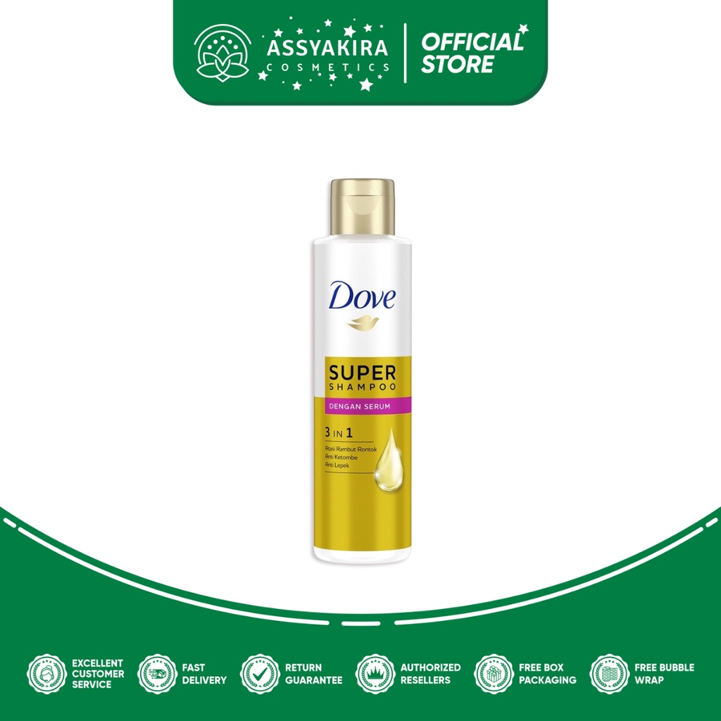 Dove 3 In 1 Super Shampoo Hair Serum 125ml