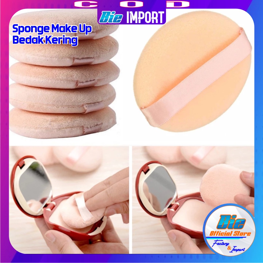 2 Pcs Sponge Make Up / Spon Bedak Arlia Korean Style Import