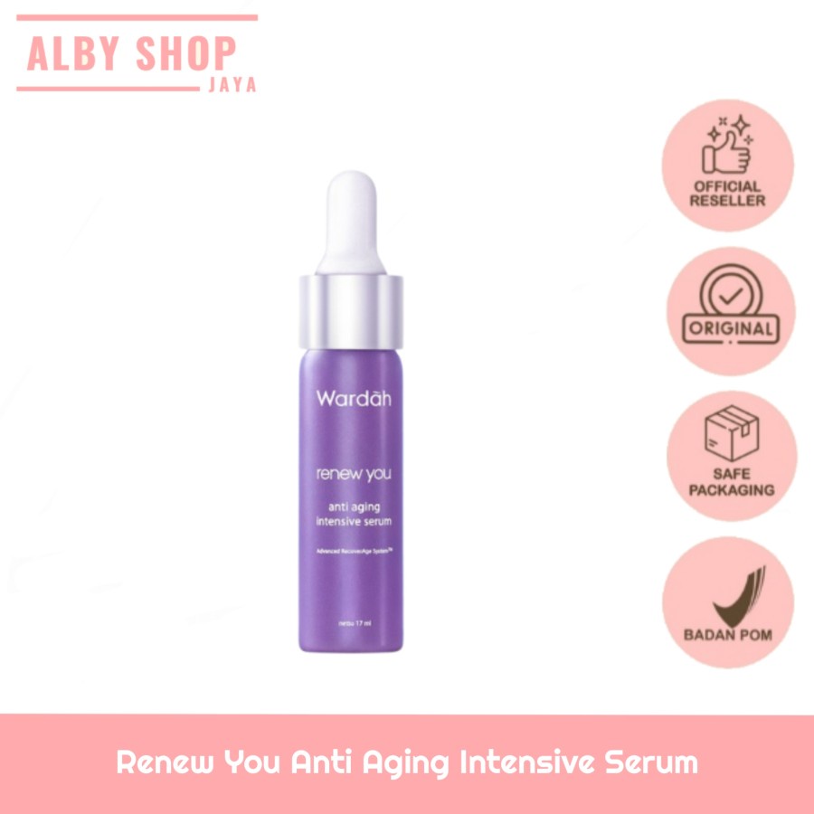 Wardah Renew You Anti Aging Intensive Serum 17 ml - Wardah Serum Anti Aging