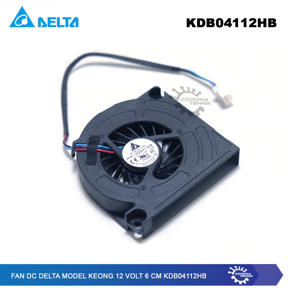 Model Keong - Fan DC Delta 12 Volt 6 cm - KDB04112HB