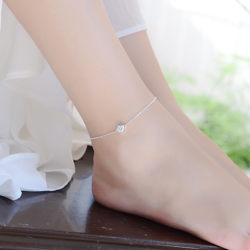 Gelang Kaki Bahan S925 Silver Untuk Pasangan