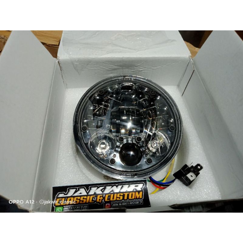 DAYMAKER 5,7 INCH DUS HITAM POLOS 16titik