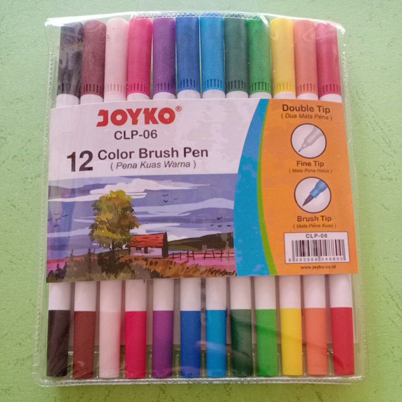

Brush Pen Joyko 12 Warna